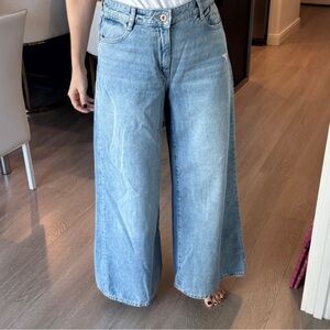 Zara Blue Flare Jeans